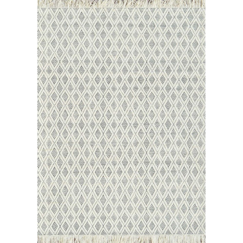 Dynamic Rugs 2120-190 Lola 5 Ft. X 8 Ft. Rectangle Rug in Ivory/Charcoal